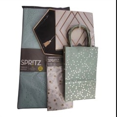 Spritz Mint and Gold Gift Bag/Party Set