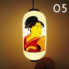 Japanese Lantern Waterproof Pub Restaurant Ourdoor Lantern decoration PVC Beige