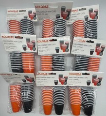 9PK Kolorae Halloween Mini Cups ~ 20 EACH ~ 2 OZ ~ FAST SHIPPING ~ NEW