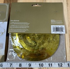 2 Pkgs 12 PC Amscan Gold Swirl Decorations 22 Inch (24 Total Swirl Decorations)