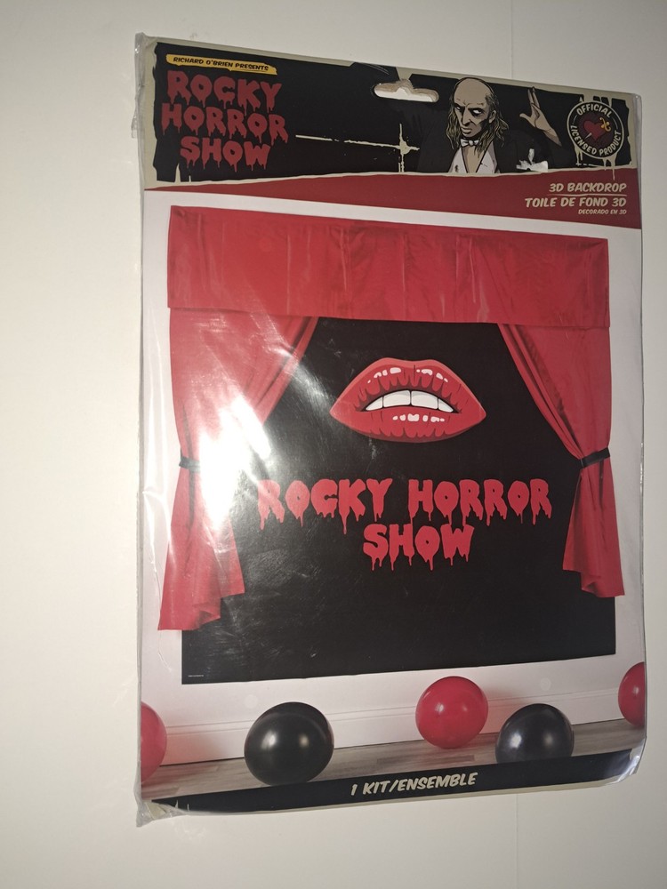Rocky Horror Show Party 3D Photo Backdrop Background 65×65″ Decoration NEW