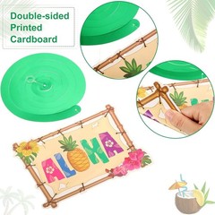 Tropical Party Atmosphere: 30 Durable Hanging Swirl Decorations for Any Occasion