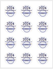 GRADUATE LABELS PERSONALIZED PARTY FAVOR STICKERS CUSTOM CLASS 2026 CONGRATS