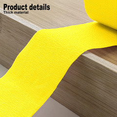 4 Crepe Paper Streamers Rolls, 328Ft Pack of Yellow and Pastel Yellow Crepe