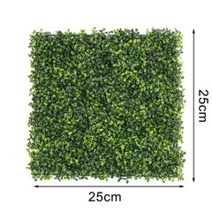5pcs UV Protected Artificial Green Grass Panels for Wall and Fence Decor