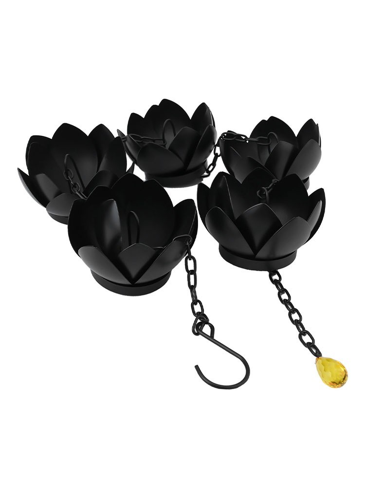 Efficiently Guide Water with This Beautiful Lotus Rain Chain 1 2 Meter
