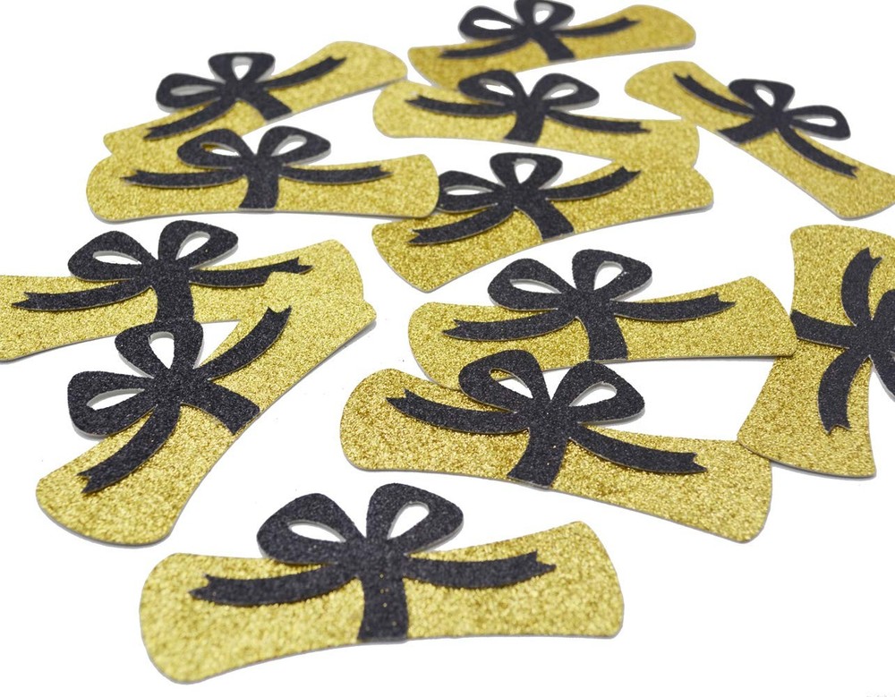Diploma Confetti, 12pcs 4 inches Graduation Centerpeices Congrats Grad Party De
