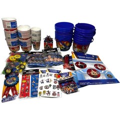 WWE Huge Party Supplies Lot John Cena The Rock CM Punk Sheamus Rey Mysterio Cups