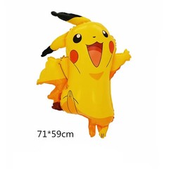 Pokemon Birthday Party Supplies Pikachu Party Decorations Foil Balloons Tablewar