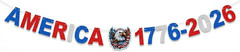 250 Anniversary USA Banners Decorations 4Th of July Banner of 250Th Anniversary