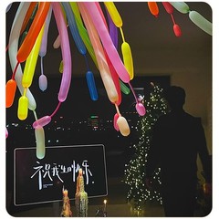 260Q Balloons Clear Kit with Pump,100pcs Long Skinny Twisting Magic Balloons …
