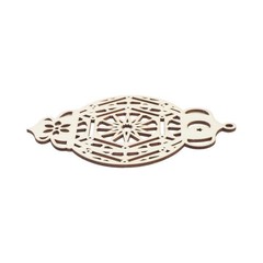 Decorative Wooden Hanging Ornaments Set of 4 for Indoor and Outdoor Spaces
