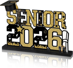 Senior 2026 Graduation Table Decorations Metal Senior Class