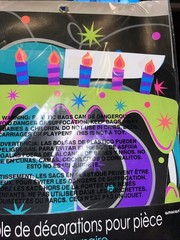 60th Birthday Room Decorating Kit 10 Pieces Party Supply