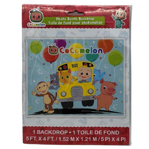 Cocomelon Photo Booth Wall Decor Kit Birthday Party Accessory 60″x48″ BRAND NEW