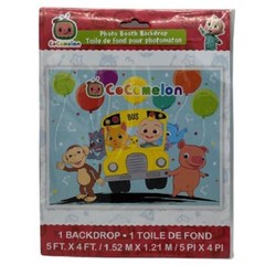 Cocomelon Photo Booth Wall Decor Kit Birthday Party Accessory 60″x48″ BRAND NEW