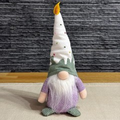 Handmade Knitted Birthday Gnome Plush Doll Party Birthday Decor 1Pcs Gift Gnome