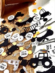 Personalized Construction Tool Confetti 300 Count Civil Engineer Graduation