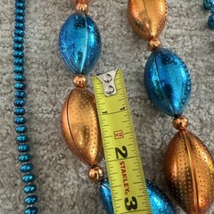 mardi gras beads Miami Dolphins Colors