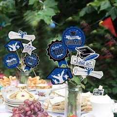 Graduation Decorations Navy Blue Class of 2026/Blue Graduation Party Centerpi…