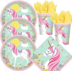 Deluxe Unicorn Sparkle Party Package multiple colors NWT