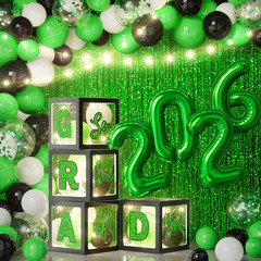 2026 Graduation Decorations – 86 PCS Graduation Party Decor Supplies Set Include
