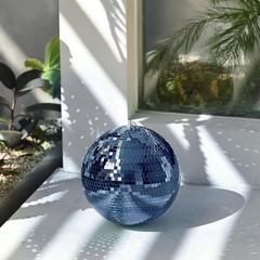 12″ Blue Disco Ball Glass Tiles for Wedding Dance Floor DJ Stage Club Event