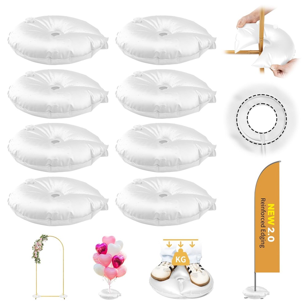 4 Pcs Water Weight Bags for Balloon Column Stand and Balloon Arch, Balloon St…