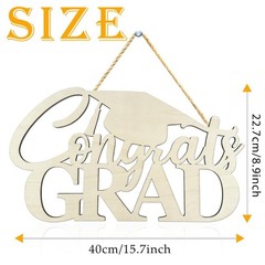 2026 Graduation Party Decorations Congrats Grad Sign Class of 2026 Photo Wood