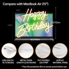 Neon Sign, Light Up Sign, Neon Sign, Led Sign for Backdrop All Birthday Party…