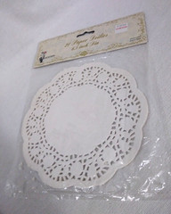 Vintage Paper Doilies 6.5″ Round Scalloped White Lace Wedding Party Supplies