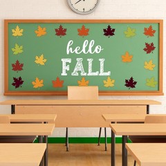 60 PCS Fall Maple Leaves Paper Cutouts Bulletin Board Decor Party Supplies