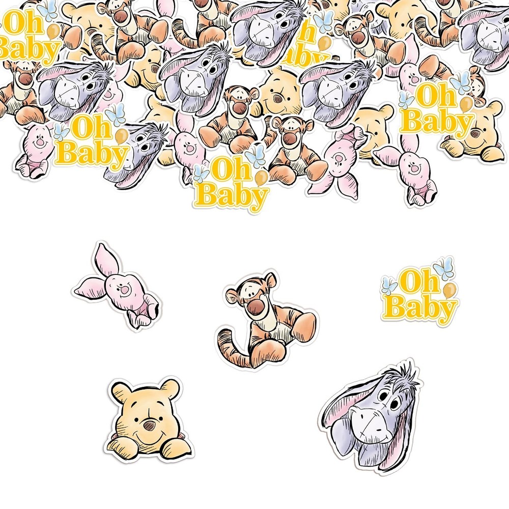 Winnie Baby Shower Decorations – The Pooh Baby Shower Centerpieces, Pooh Conf…