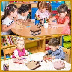 Paper Hand Cutouts Assorted Colors School Bulletin Board Decor Craft 200 PCS
