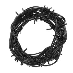 Fake Rusted Barbed Wire Halloween Decorations Plastic Barb Wire Decorations
