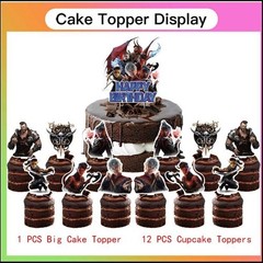 Baldur’s Gate Birthday Decoration Kit, 22 pieces, New – Free Shipping!