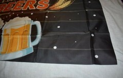 Retro Rustic Wooden Board Photography Backdrop Cheers and Beers Mug Photo 5x3ft