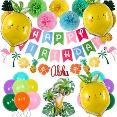 , Lemon Balloons Summer Balloon Fruit Foil Balloons for Fruit Lemon Themed Bi…