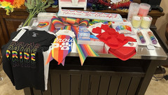 Michaels Pride Party Decorations Assorted Lot, Rainbow Pattern