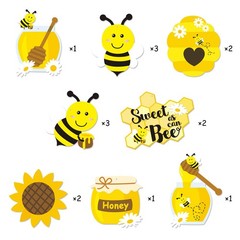 45PCS Honey Bumble Bee Hanging Swirl Decoration Ceiling Streamers for Themed …