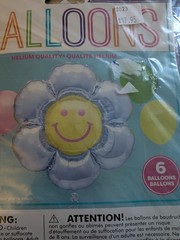 Party Creations Baby Shower Balloon Centerpiece Kit + 6 Balloons New Mylar