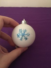 Painted Christmas Baubles – Christmas Decorations