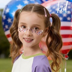 Mesmerizing 80g Red White and Blue Face Glitter Gel for Independence Day Fun