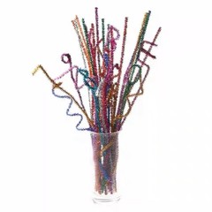 100Pcs Mixed Color DIY Metal Wire Christmas Tree Decoration Birthday Home Party
