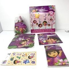 Dora The Explorer 8 Child Birthday Party Set Up 6 Items New Pacs