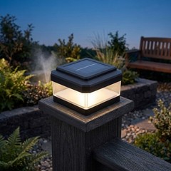Solar Powered LED Fence Lighting for Rod Mat Fences IP65 Waterproof Housing