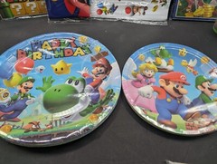 10 Pc Super Mario Party Supplies For Birthday Mario Bros B-day Party Supplies