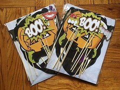 Halloween Photo Booth Props,Attached to the Sticks,Halloween Decorations, NO DIY