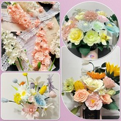 10 Rolls Crepe Paper Streamers 10 Rainbow Colors Floral Wire 9.8 x 98 Inch/Roll