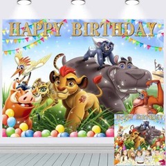 Lion Guard Party Supplies Backdrop Banner Poster Vinyl 7x5ft
